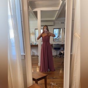 Azazie Desert Rose Bridesmaid Dress Size 4